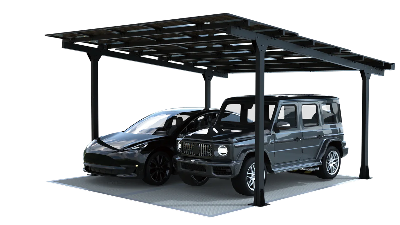 CARINA solar carport product visualisation