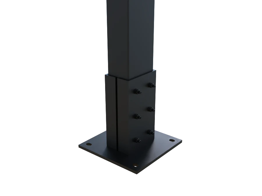 CARINA Double column base and bolted connection
