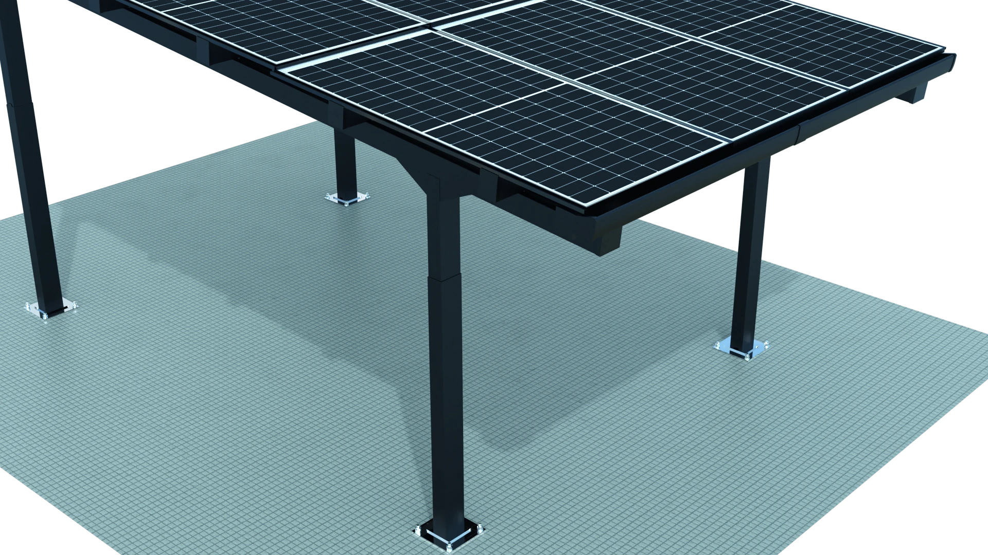 VELA roof edge with integrated gutter