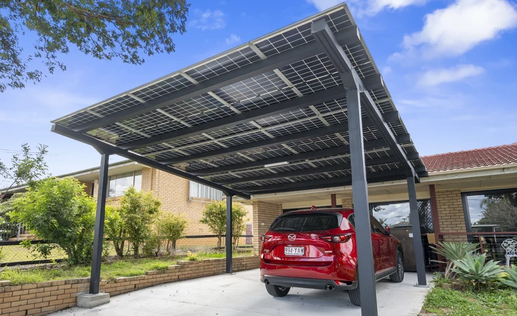 Brisbane solar carport installation