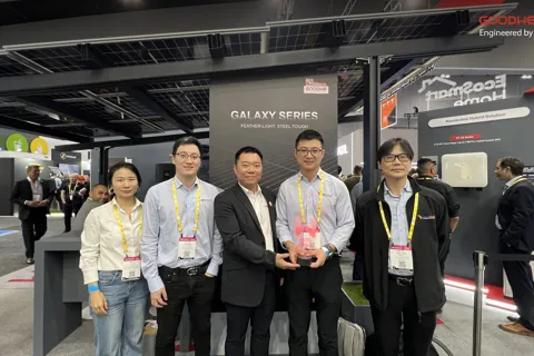 GoodWe PVBM exhibition display at All-Energy Australia 2025