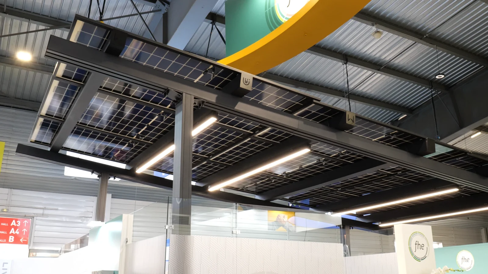 FHE Park+ solar carport display at EnerGaïa 2025