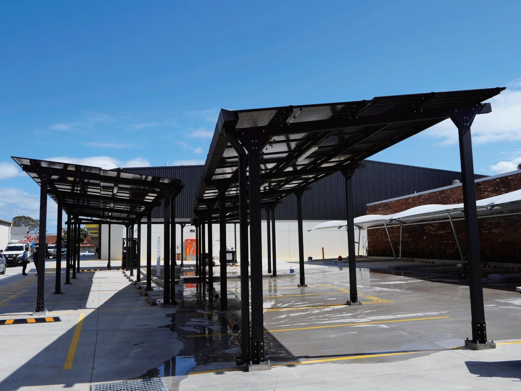 STRIX solar carports at Botany, Sydney