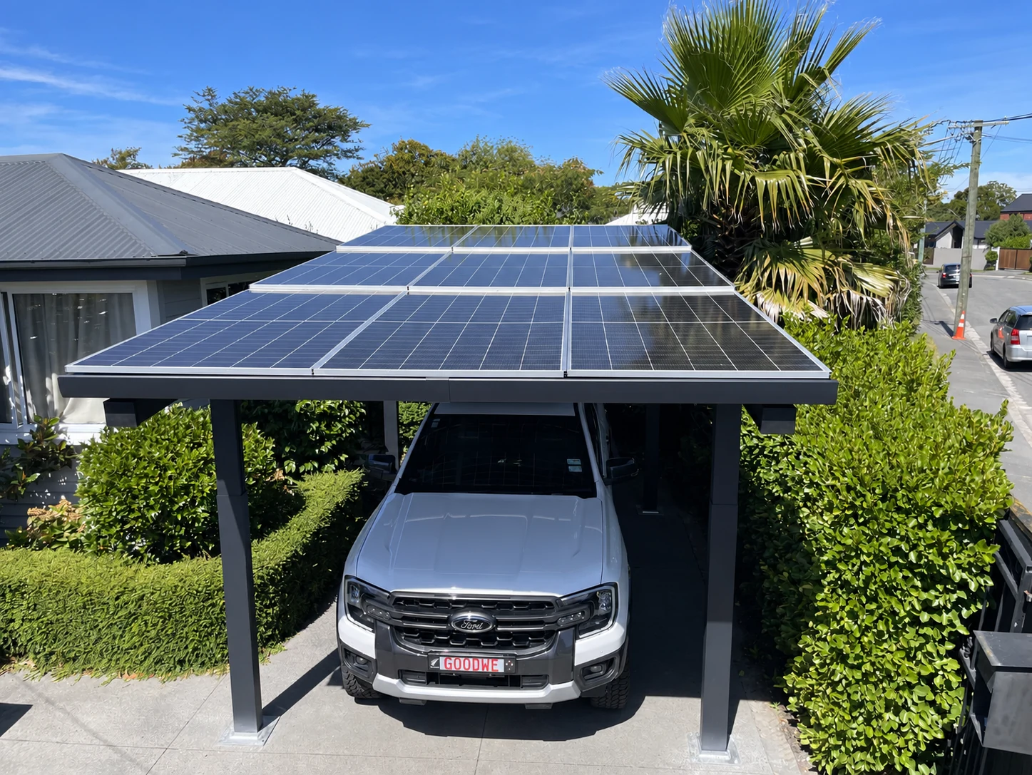 Christchurch, New Zealand 4.8kW Single Carport