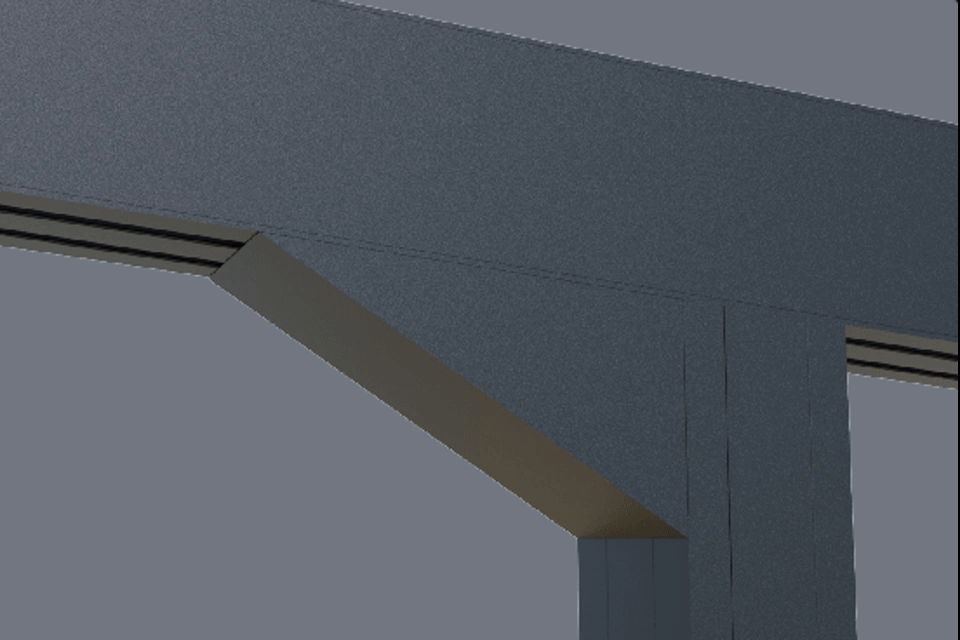 All bolts & nuts will be hidden  by specially designed covers.